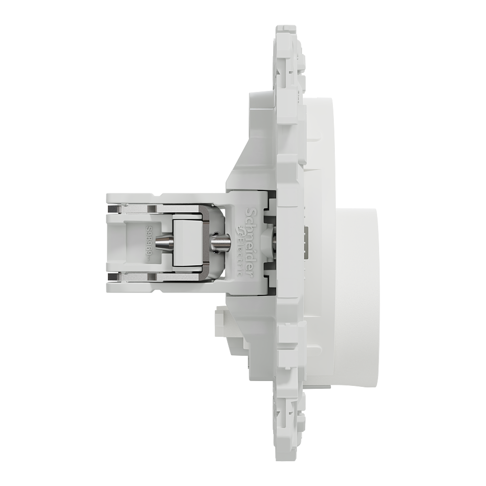 Odace sortie de câble blanc griffes